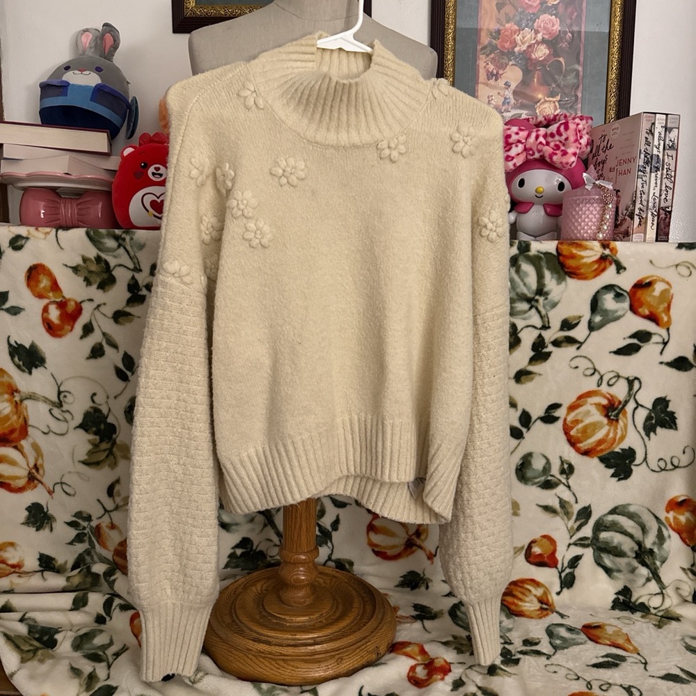 Cream sweater
